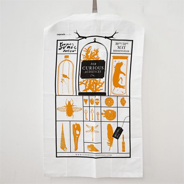 2014 Supersonic Festival tea towel