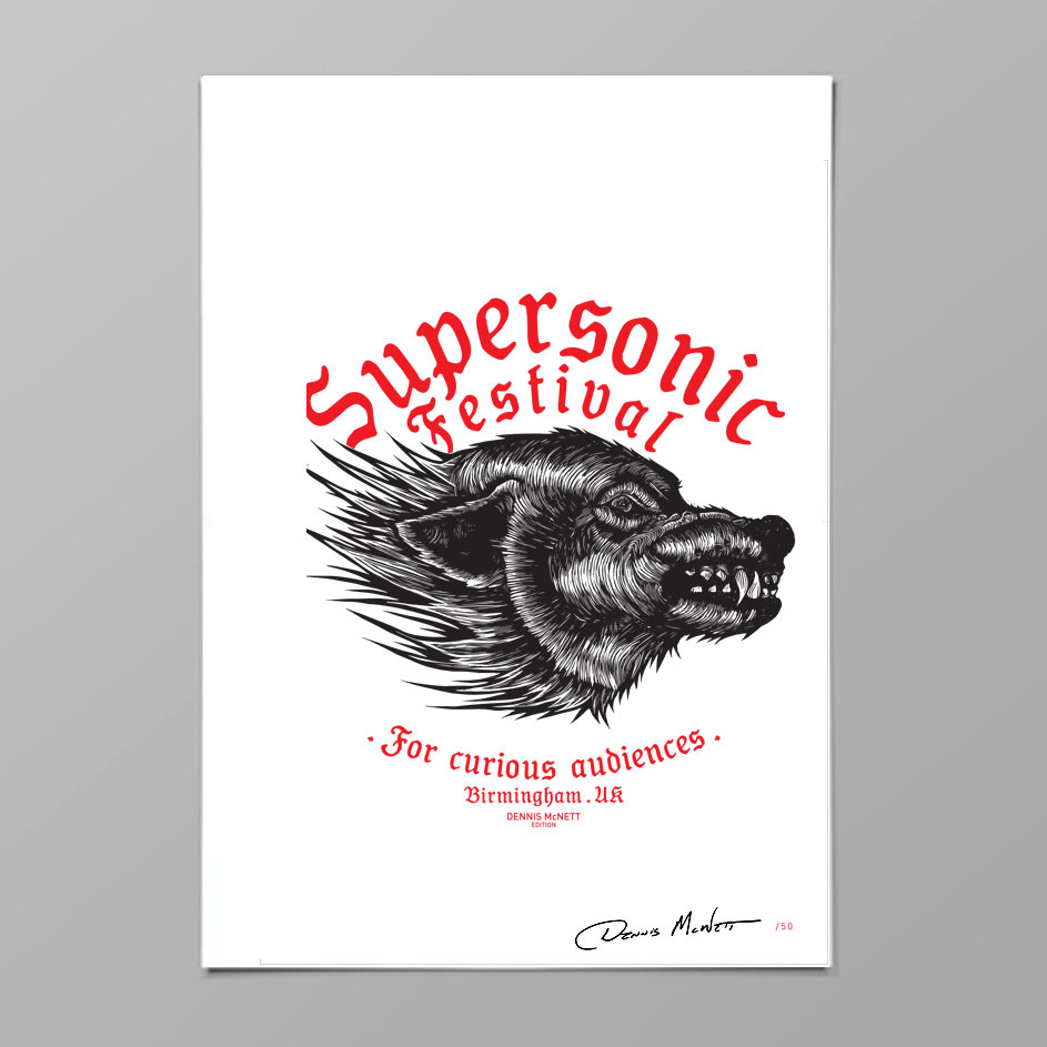 Dennis Mcnett Supersonic Print