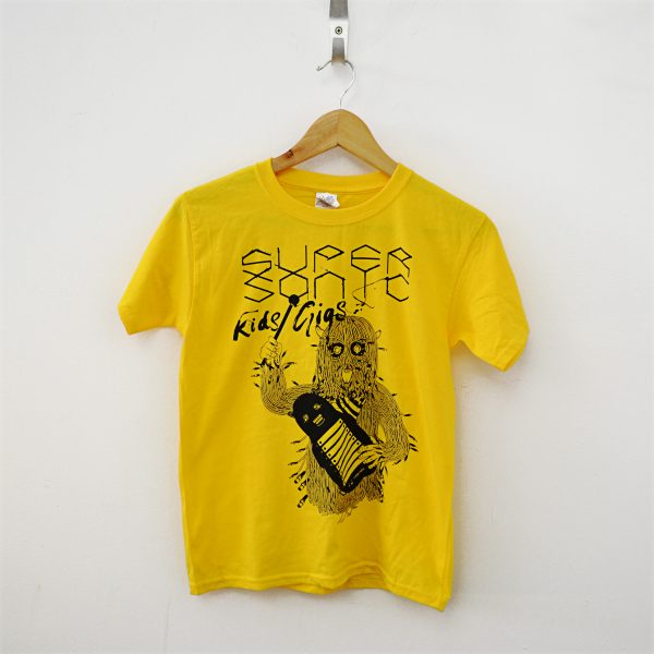 Supersonic Kids Gig tee - yellow
