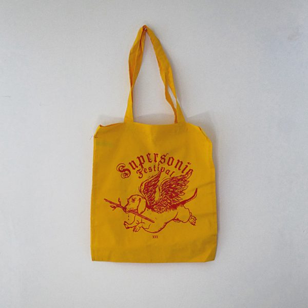 We Will Rise yellow + red tote bag