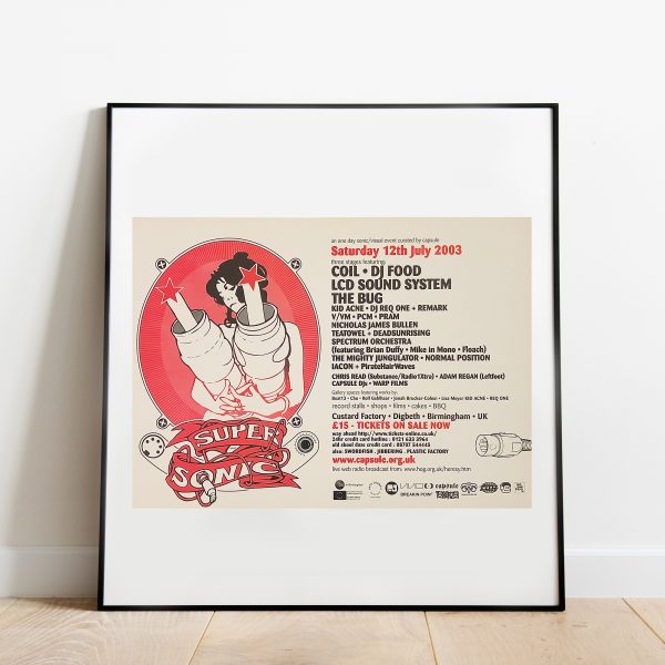 Supersonic Festival 2003 Line-up Poster