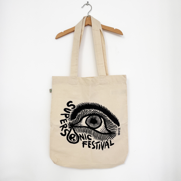 2022 Supersonic Logo Tote by Daniel Higgs - Black