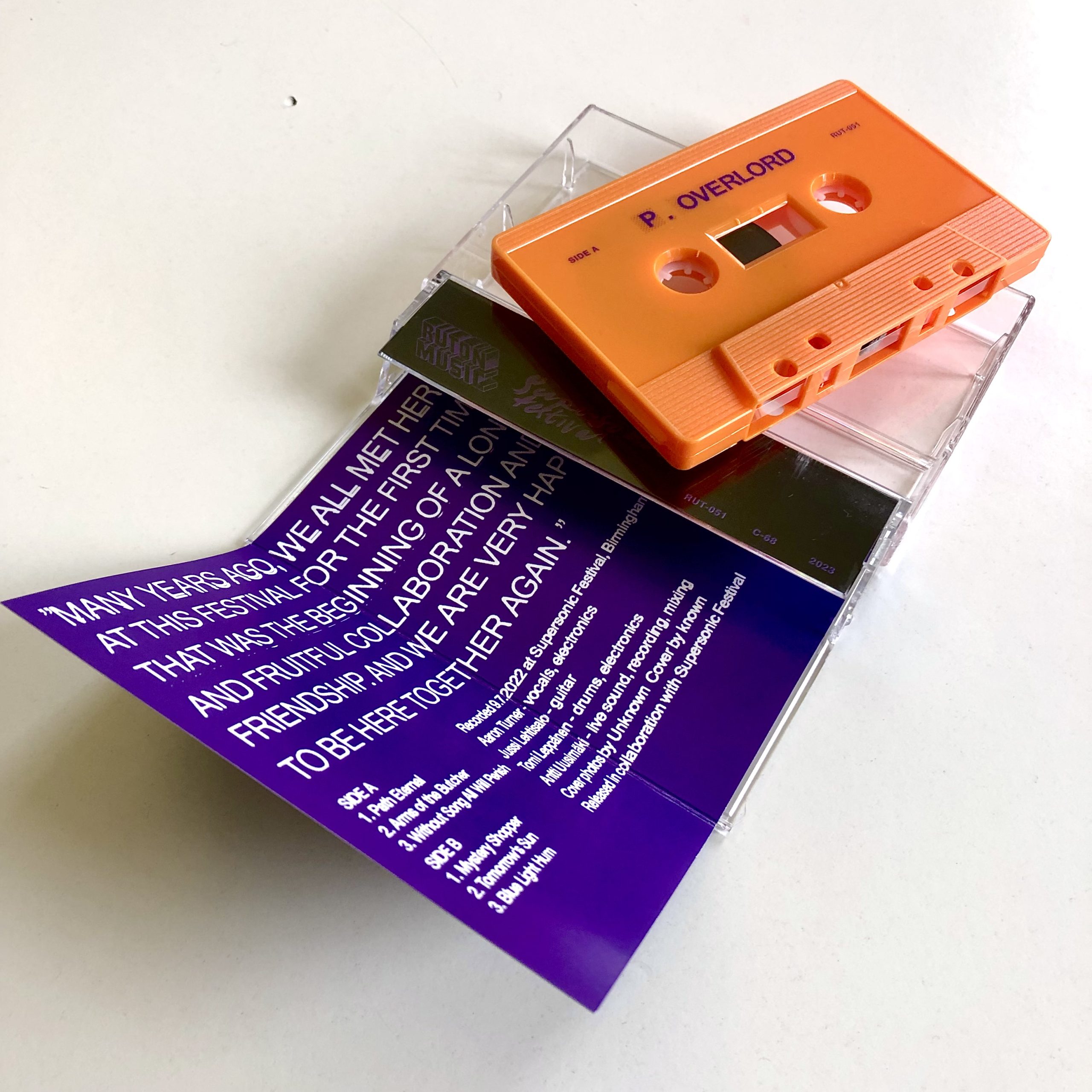 Pharaoh Overlord with Aaron Turner - live at Supersonic 2022 (Cassette Tape) - Image 4