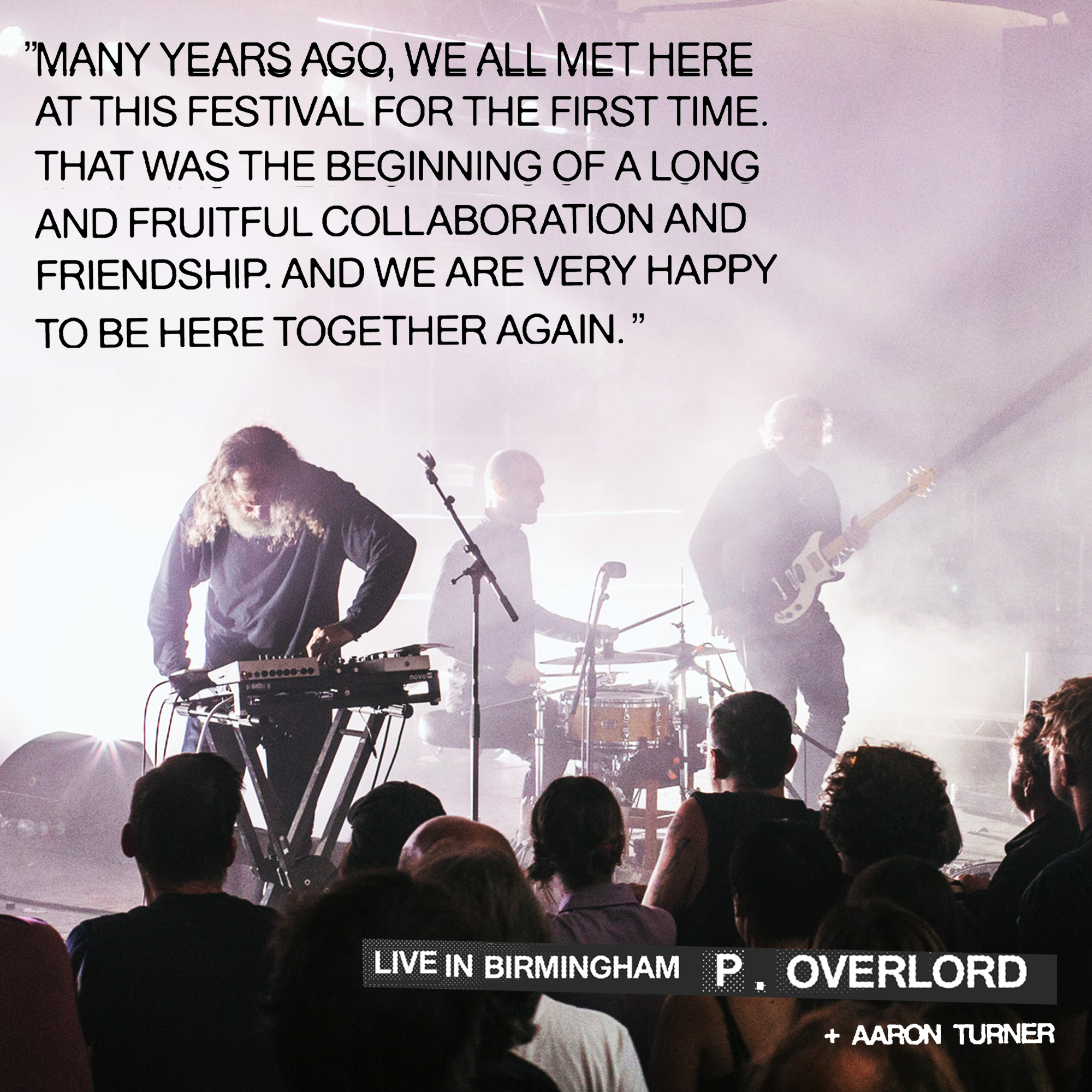 Pharaoh Overlord with Aaron Turner - live at Supersonic 2022 (Cassette Tape) - Image 2