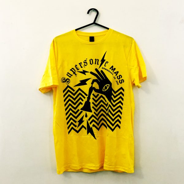2023 Supersonic  - black print on yellow T