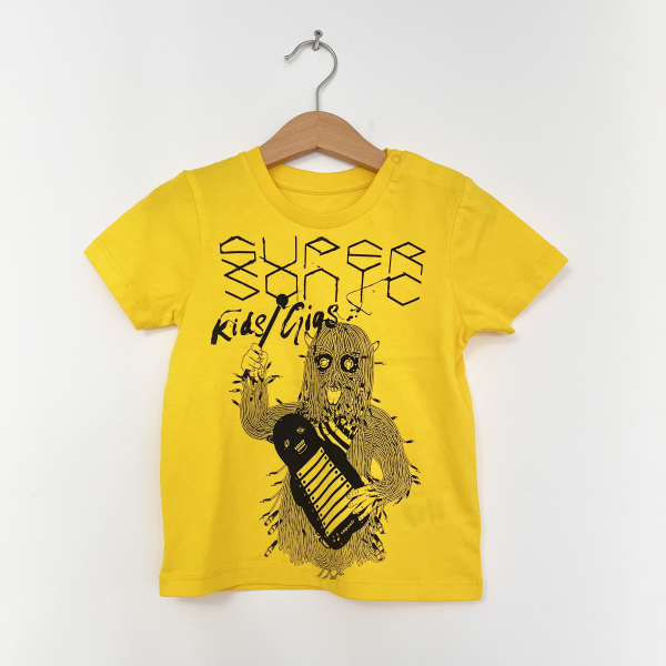 Supersonic Kids Gig tee - Golden