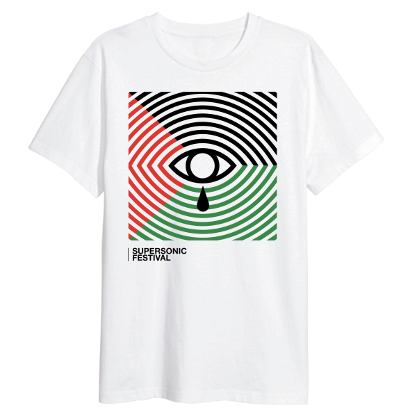 PRE ORDER: Supersonic  - T Shirt for MAP (Medical Aid for Palestinians)