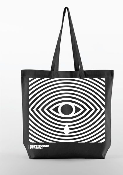 Supersonic Tote 2024 White on Black