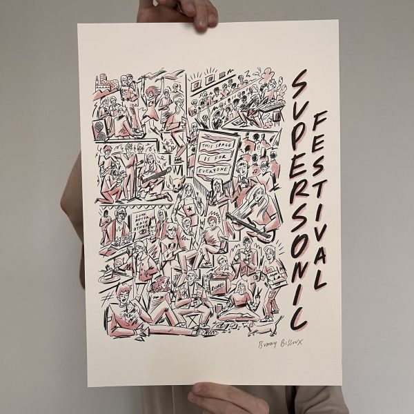 Supersonic Festival 2025 - Bunny Bissoux Print
