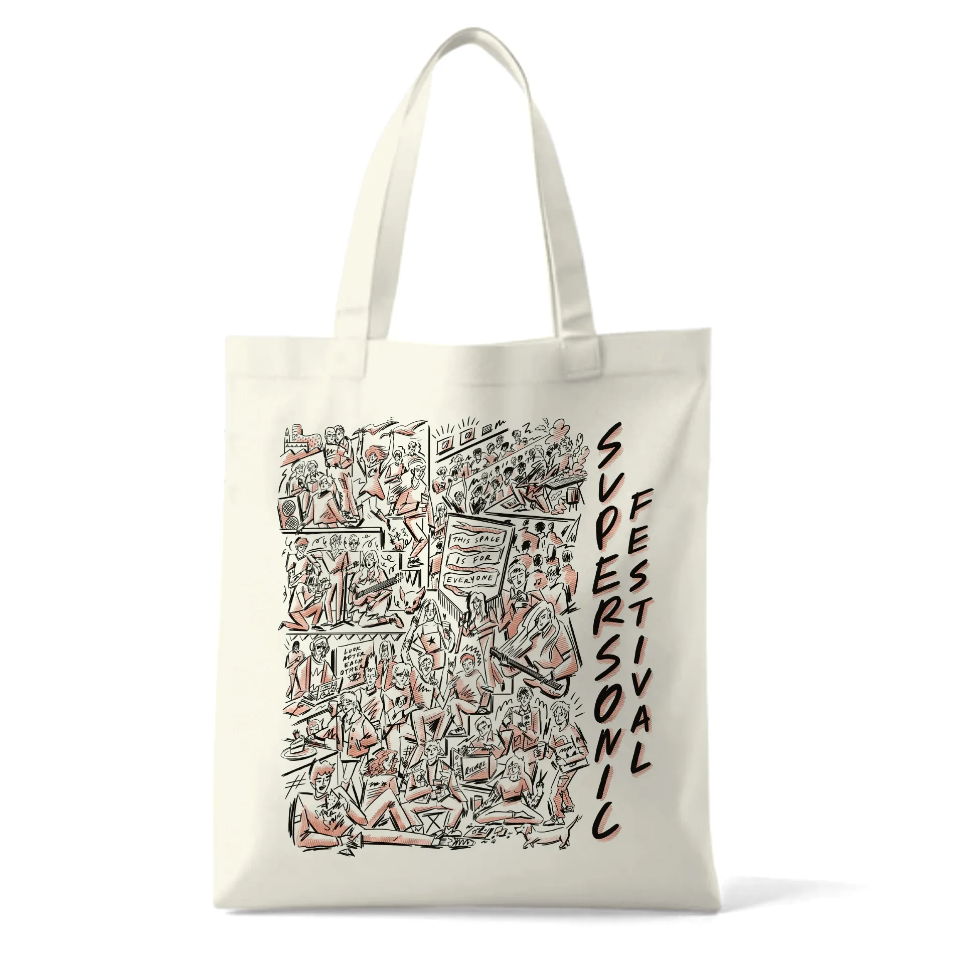 Supersonic Festival 2025 - Bunny Bissoux Bundle (Print, Tote & T-Shirt) - Image 4