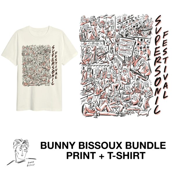 Supersonic Festival 2025 - Bunny Bissoux Bundle (Print & T-Shirt)