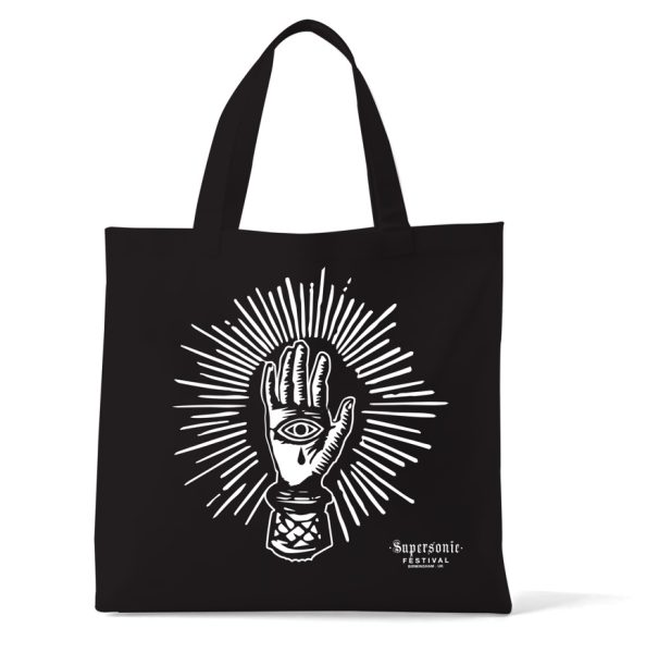 Supersonic Tote 2025 White on Black