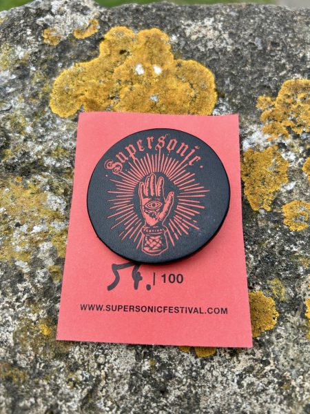Supersonic Festival Leather Badges